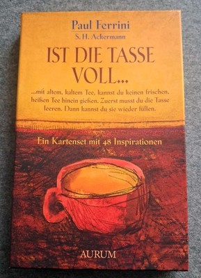Ist die Tasse voll...: Ein Kartenset mit 48 Inspirationen (sehr guter Zustand)