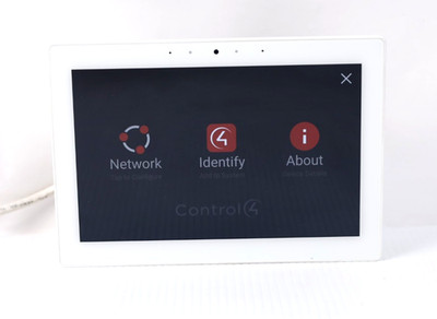 MINT Control4 C4-T4IW8 T4 8'' Touch Panel (White) With Poe Box w268