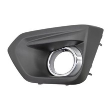 Side Front Bumper Fog Light Cover Bezel Chrome Trim Compatible with Driver