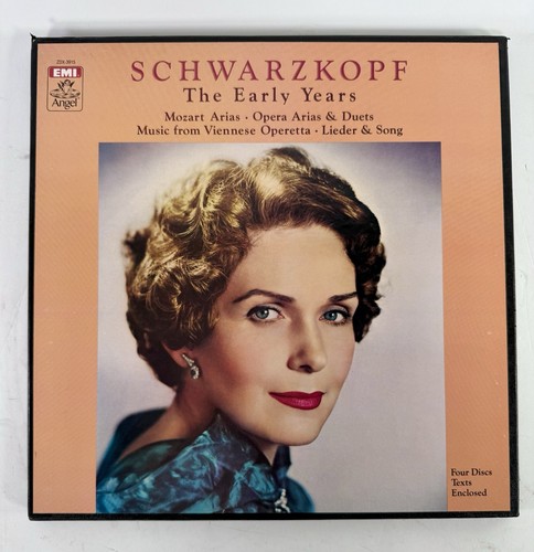 SCHWARZKOPF The Early Years Boxed Set 4LPs And Booklet Included ZDX-3915 - Picture 10 of 11