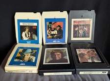 Lot of 6 classic country western 8-track tapes tested 