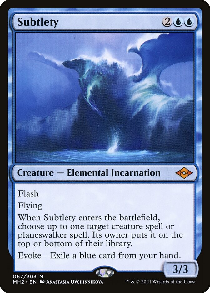 MTG Magic the Gathering Subtlety (67/767) Modern Horizons 2 LP