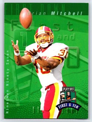 1997 Playoff First & Ten Brian Mitchell Washington Redskins #238