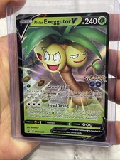 Alolan Exeggutor V - SWSH225 - Promo Stella Nera - Carta Pokemon - NM Near Mint