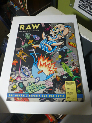 RAW MAGAZINE EXC. CONDITION NUMBER 8 EIGHT SPIEGELMAN MAUS GARY PANTER 1984