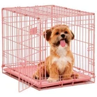 I-Crate Single Door 24 X 18 X 19 Inches,Pink By Midwest Homes