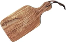 Berard French Olive Wood Handcrafted Cutting Board with Handle