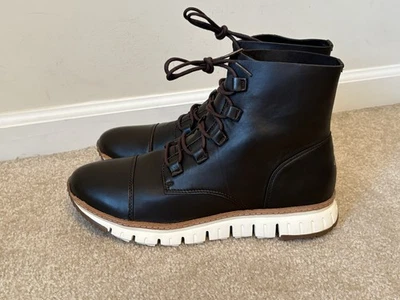 Botas para hombre Cole Haan Zero Grand marrón oscuro talla 10 - Imagen 1 de 4