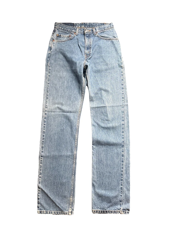 Vintage Levi’s 505 Jeans 30x 34 Straight Leg 1999 Mexico Cotton Blue - Image 2 of 4