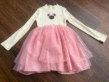 Rare Disney Minnie Mouse long sleeve tutu dress size 7/8