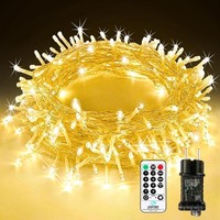Lichterkette AußEn 20M 200 LED Warmweiß Weihnachten Dekoration
