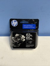 HP 63XL/65Xl Black original Ink Cartridge B7RT5AN Exp. 1/2028