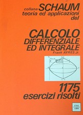 CALCOLO DIFFERENZIALE ED INTEGRALE AYRES FRANK JR. ETAS KOMPAS LIBRI 1982