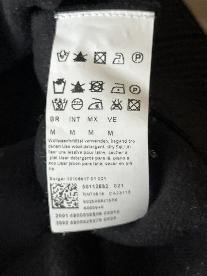 HUGO BOSS ШЕРСТИ МОЛНИИ КАРДИГАН СЕРЫЙ РАЗМЕР M МУЖСКОЙ ЧИТАТЬ - Изображение 4 из 4