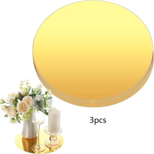 3 Pieces 8" Round Mirrors for