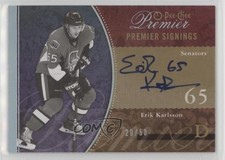 2009-10 O-Pee-Chee Premier Premier Signings 20/50 Erik Karlsson #PS-KA Auto 4p5