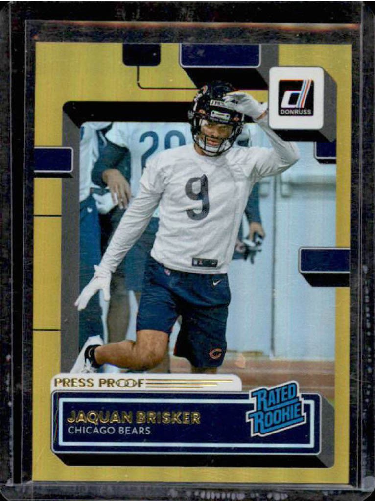 Jaquan Brisker Panini Donruss #372 Press Proof Premium