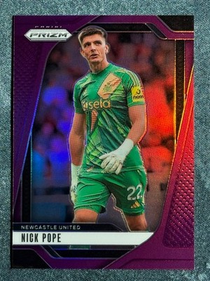 Nick Pope Newcastle United Purple Prizm Panini Prizm 2024-25