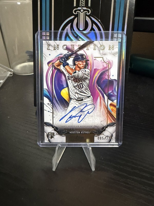 2025 Topps Inception Purple Auto /199 Shay Whitcomb RC Astros