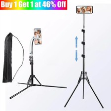 170CM Tall Flexible Phone Tripod With Gooseneck Heavy Duty Phone Tripod Stand UK