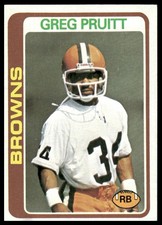 Greg Pruitt 1978 Topps #245 Cleveland Browns