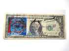 WARHOL/HARING/BASQUIAT:  Echter 1 US DOLLAR 3x signiert, skizziert, Zertifikat