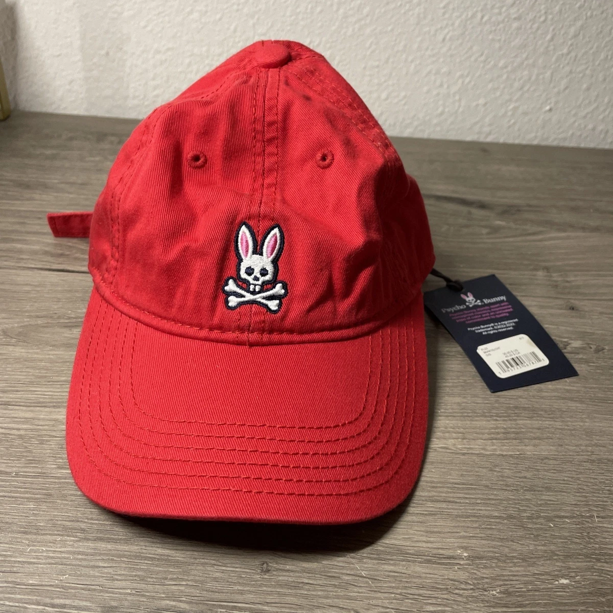 Psycho Bunny Red Baseball Cap Hat Adjustable Streetwear Preppy Golf Dadcore Y2K Psycho Bunny Men main image 4