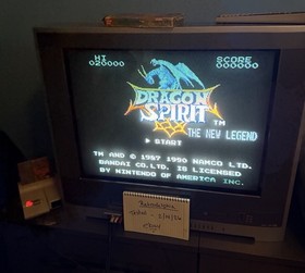 Dragon Spirit: The New Legend NES CIB w Manual Complete Tested & Working