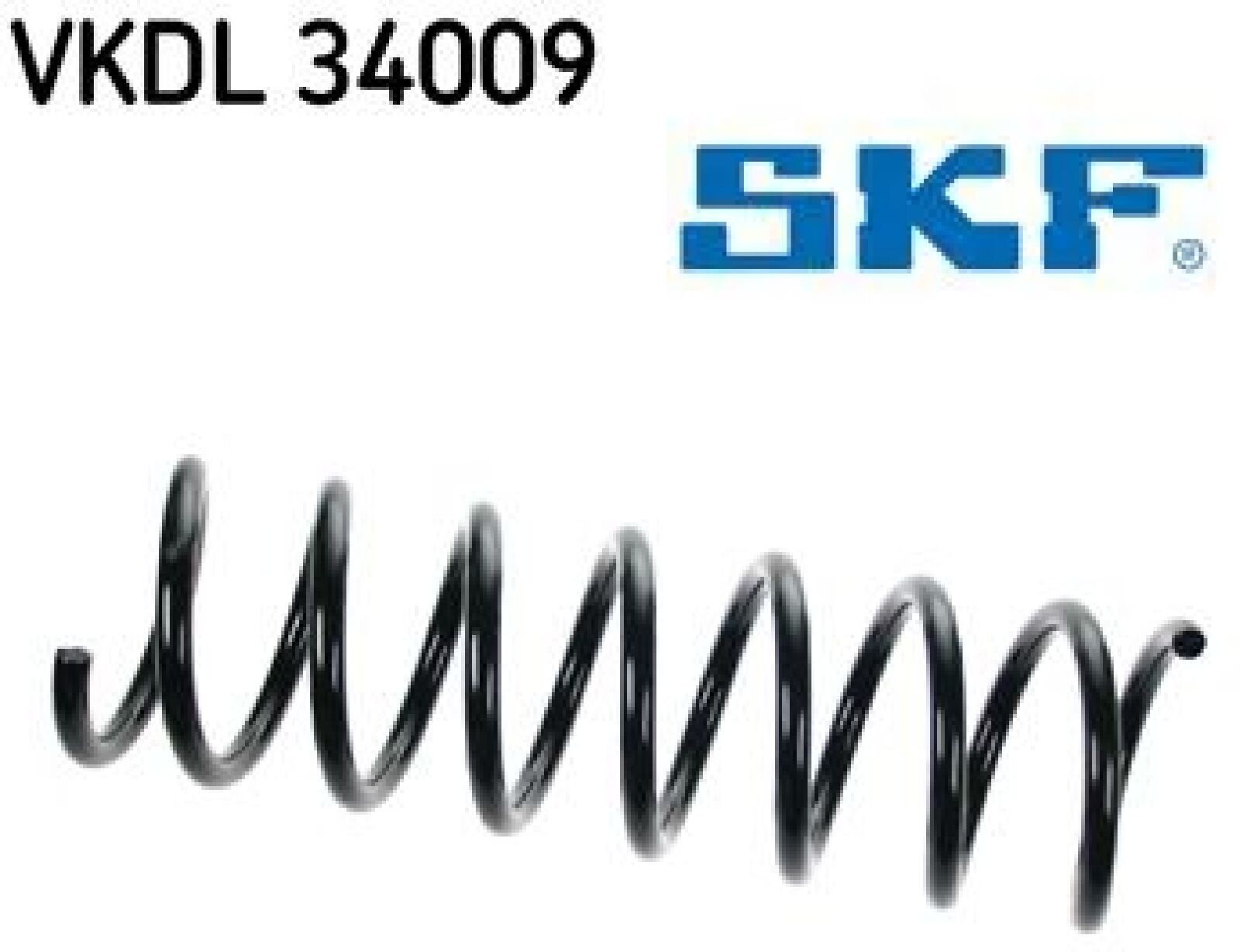 Skf Fahrwerksfeder Hinterachse Vkdl 34009 Für Ford - Bild 2