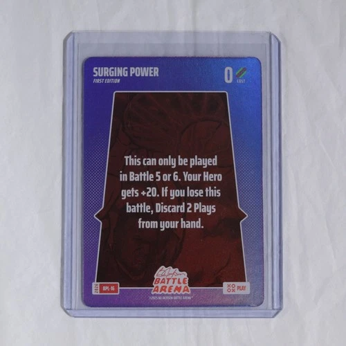 2026 Bo Jackson Battle Arena Bonus Play Surging Power BPL-16 First Edition