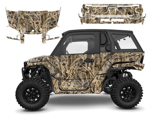 Polaris XPEDITION 2 doors graphics decal kit 24 mil Tallgrass Duck Hunting Camo - Bild 1 von 2