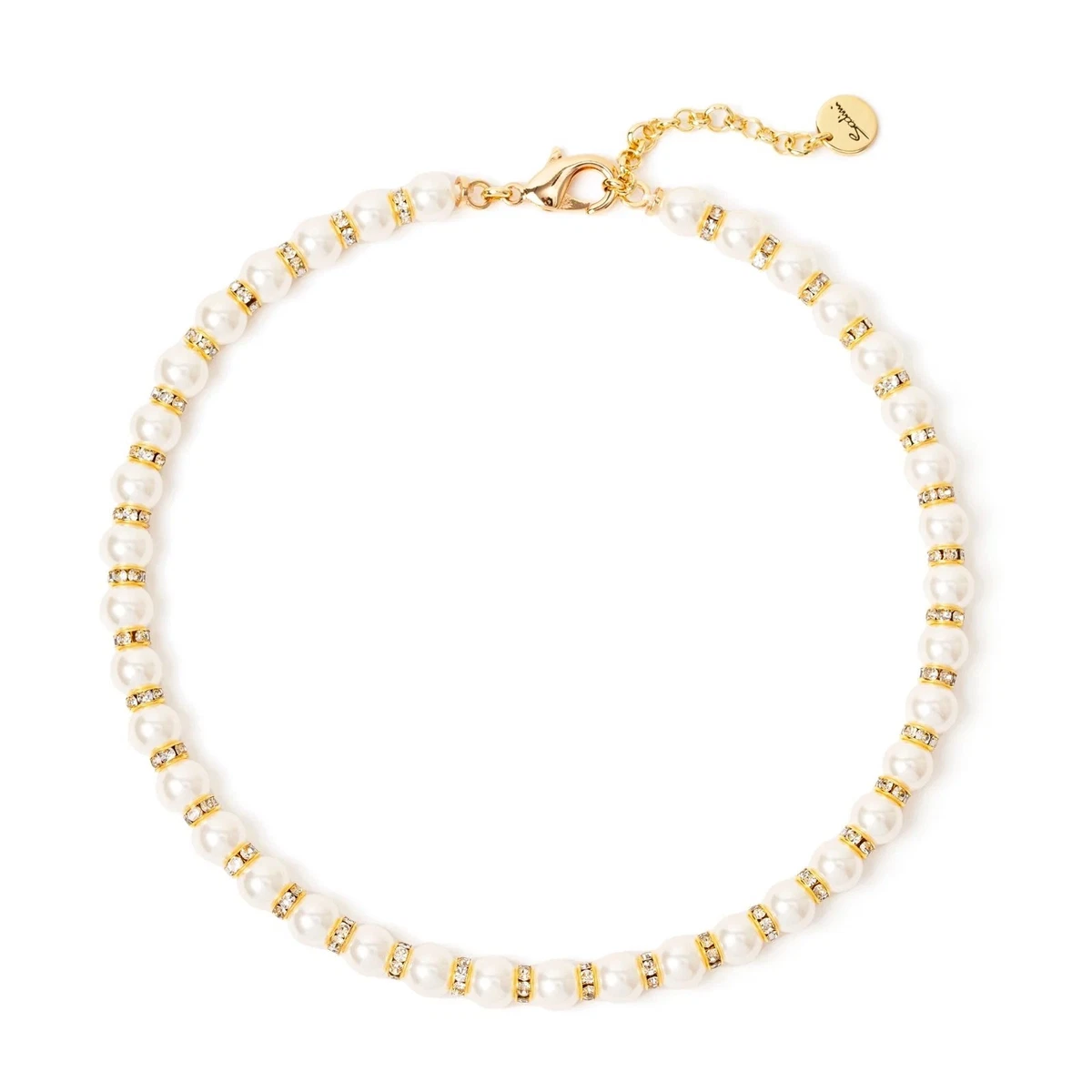 Collana girocollo con strass Silver | Leroy Merlin