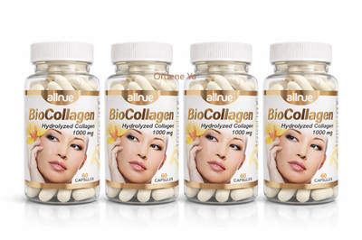 BioCollagen Hydrolyzed 1000 mg | 240 Capsules | Skin Hair Nails Supplement