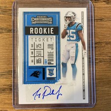 2020 Panini Contenders Rookie Ticket Troy Pride Jr. Autograph #195 Panthers
