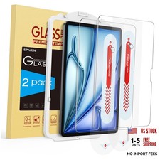 2 Pack Screen Protector for iPad Air 11 Inch Clear iPad Air 11'' M4/M3/M2 