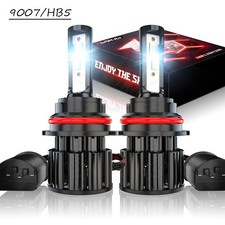 FOR FORD ECONOLINE E150-E450 1995-2007 - 9007 LED Headlight Bulbs Hi/Low Beam