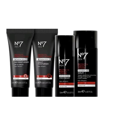 No7 Men Protect Perfect Intense Advanced Collection 4-Piece Gift Set