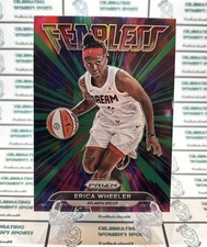 2022 Panini Prizm WNBA Fearless Erica Wheeler #8 Green