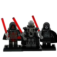 Sith RARE Custom figures of Darth Revan, Malgus, Nihilus, star wars lego