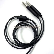 Aviation Headset Repair Cable for David Clark AVCOMM Pilot Replacement Cable