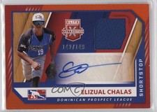 2021 Panini Elite Extra Edition Orange 142/149 Elizual Chalas #DPLMS-EL Auto 0w8
