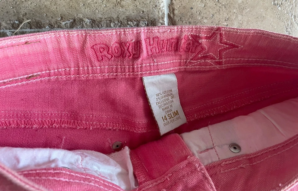 Шорты для девочек Roxy Hunter продаются ограниченным тиражом слишком 14 узкие оранжевые - Изображение 3 из 4