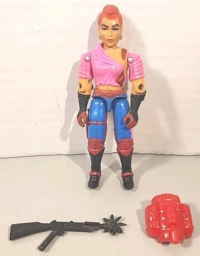 Rare Variant 1st Release 1986 Vintage Hasbro Gijoe Zarana Action Figure