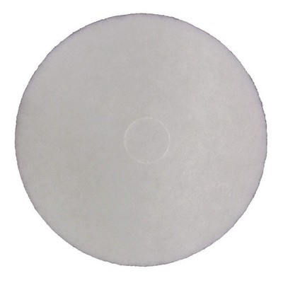 ABILITY ONE 7910-01-513-2683 Polishing Pad,12 in Dia,White,PK5 52HU12