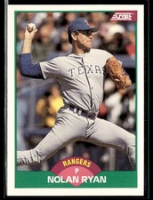 1989 Score Rookie & Traded #2T Nolan Ryan Rangers Baseball Card 1803A. rookie card picture