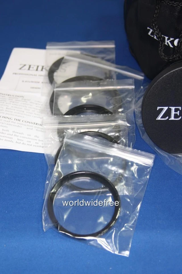 Zeikos ZE-543R Professional HD 0.43x Super Wide Fisheye Lens f/52/55/58/62/67/72 - Image 3 of 4