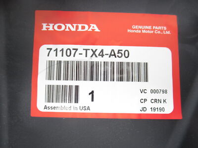 Genuine OEM Honda Acura 71107-TX4-A50 Left Air Guide 2016-2017 RDX