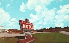 Rolla Rancho Motel Restaurants Modern Units Rolla Missouri MO Vintage Postcard