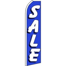 Sale 2 1/2 ft X 11 1/2 ft Polyester Swooper Flag