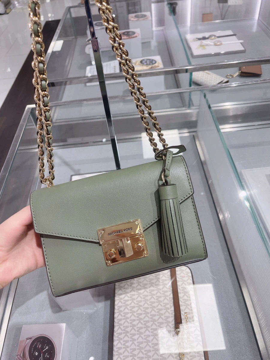 small michael kors green bag